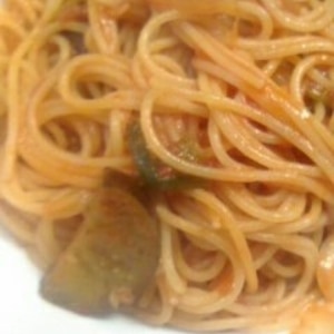 フライパン一つで！夏野菜のスパゲティー